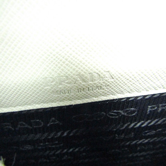 PRADA Saffiano Leather Smartphone Card Holder in Black - Picture 11 of 12